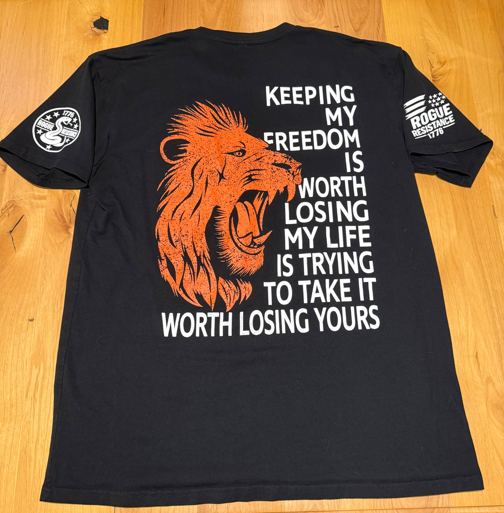 Lion Tee — Declaring My Freedom