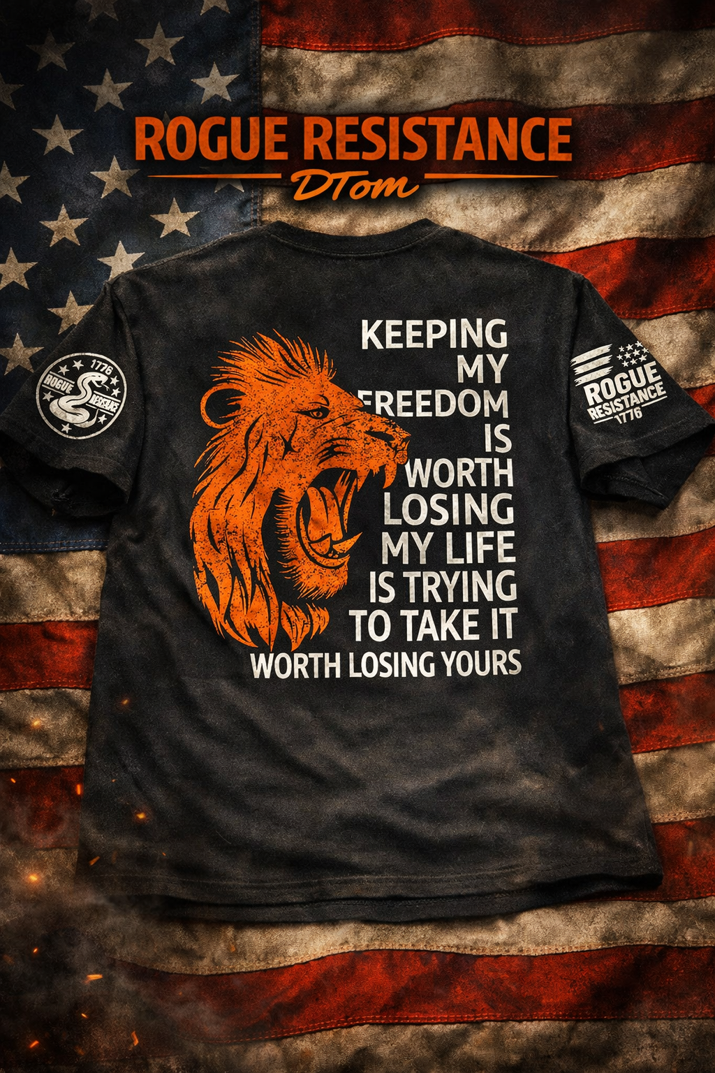 Lion Tee — Declaring My Freedom