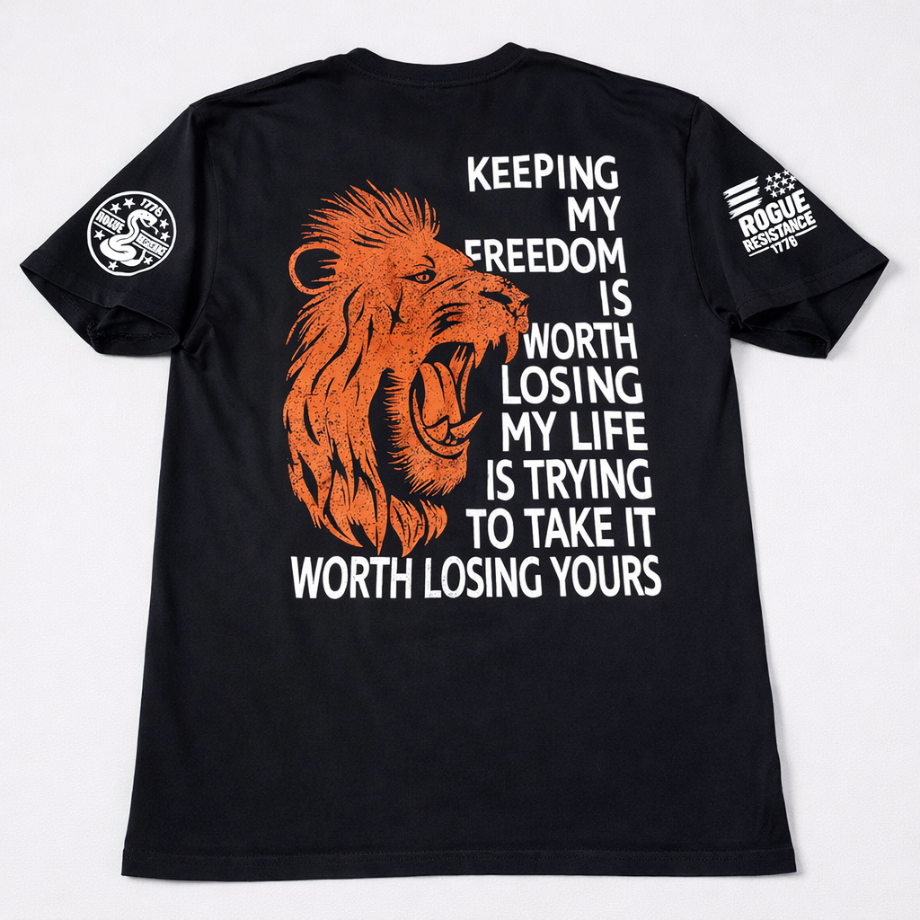 Lion Tee — Declaring My Freedom