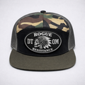 Native Skull 7 Panel Snapback Hat — Don't Tread on Me